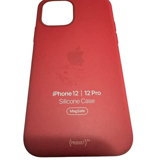 Apple IPhone 12/12 Pro Silicon Cases Bundle Red & Purple Magsafe Lightweight - Picture 2 of 5